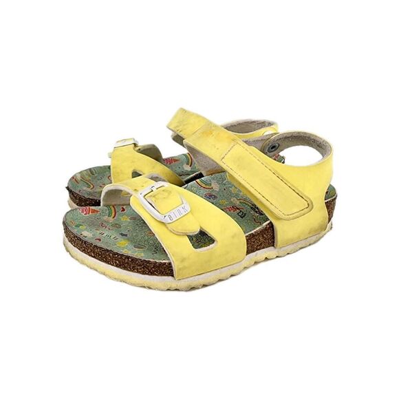 Birkenstock Girl Colorado Sandals US C 9 Yellow Little Girls Shoes - Picture 1 of 9